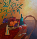 2020 - Zonnig hoekje in huis - acryl
